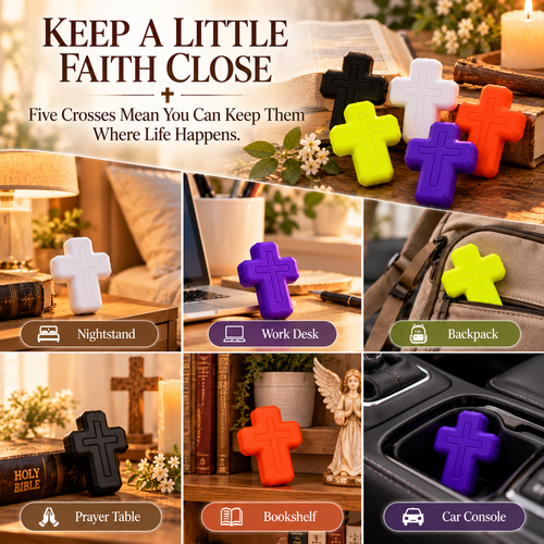 🔥LAST DAY 50% OFF ✝️ Five Blessings Cross Squishy Toy Collection ✨